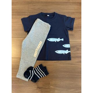 ムジルシリョウヒン(MUJI (無印良品))の新品　未使用　無印良品　Tシャツ　レギンス　ソックス(Ｔシャツ)