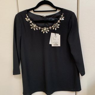 レディー(Rady)のrady  ビジュー  トップス　新品　タグ付き(カットソー(長袖/七分))