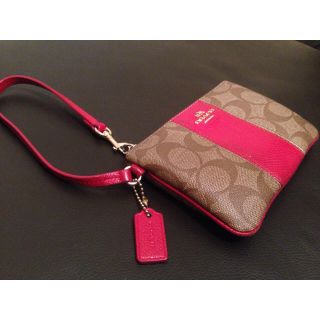 コーチ(COACH)の正規品 COACH ポーチ (ピンク)(ポーチ)