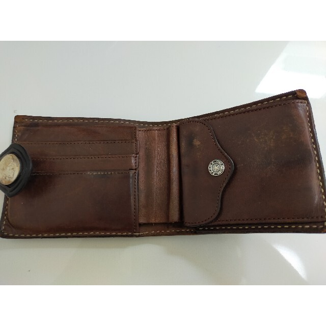 革の財布 メンズのファッション小物(折り財布)の商品写真
