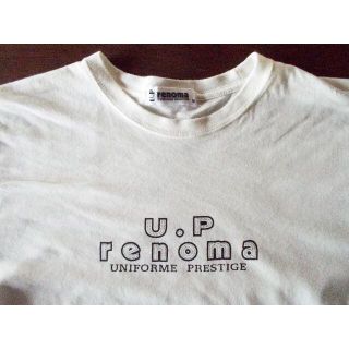 ユーピーレノマ(U.P renoma)の新品　U.P renoma 白Tシャツ　M (Tシャツ/カットソー(半袖/袖なし))