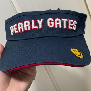 パーリーゲイツ(PEARLY GATES)のPARLY GATES サンバイザー(キャップ)