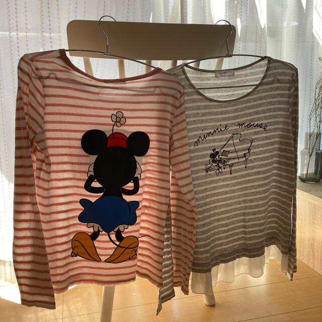 Disney(ディズニー)のあゆみんさん専用♡ディズニー　Tシャツ ２枚セット レディースのトップス(Tシャツ(長袖/七分))の商品写真
