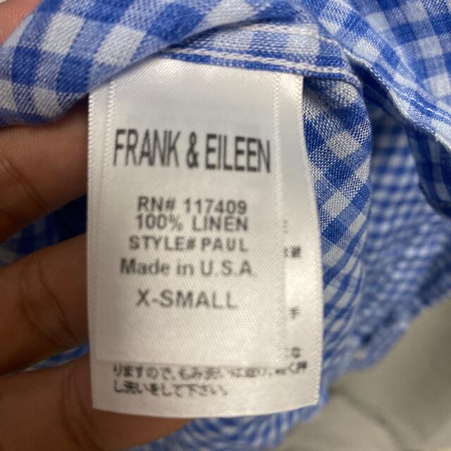 Frank&Eileen(フランクアンドアイリーン)のFrank&Eileen フランクアンドアイリーン　シャツ　XS メンズのトップス(シャツ)の商品写真