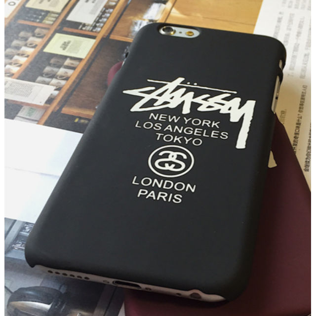 STUSSY(ステューシー)のStussy iPhone6/6Sケース マットブラック スマホ/家電/カメラのスマホアクセサリー(iPhoneケース)の商品写真