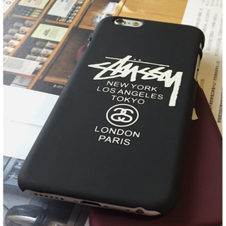 ステューシー(STUSSY)のStussy iPhone6/6Sケース マットブラック(iPhoneケース)