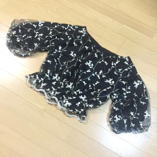 ワンアフターアナザーナイスクラップ(one after another NICE CLAUP)の💖今季大人気刺繍チュールブラウス(シャツ/ブラウス(半袖/袖なし))