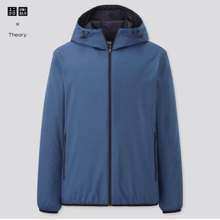 ユニクロ(UNIQLO)のUNIQLO　theory　セオリー　ポケッタブルUVカットパーカ　M ネイビー(パーカー)