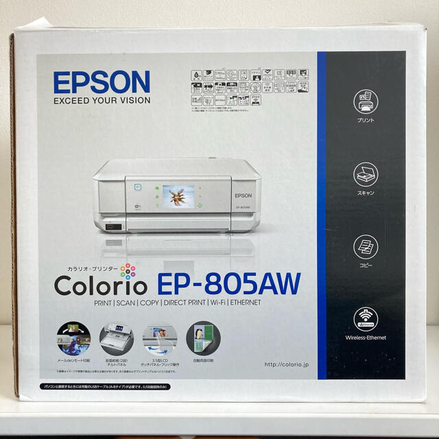 EPSON エプソン インクジェットプリンター カラリオ EP-805AW