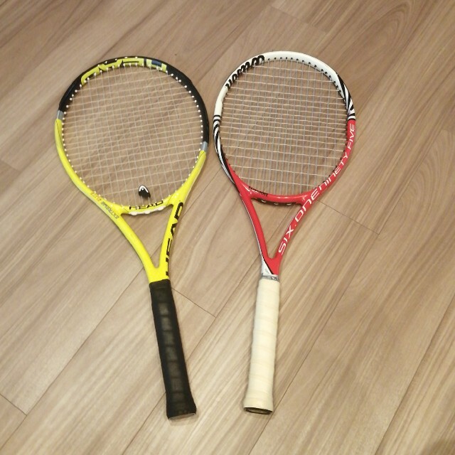 硬式テニスラケット 2本セット