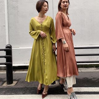 アメリヴィンテージ(Ameri VINTAGE)の【期間限定】Ameri TUCK SHAPE DRESS(ロングワンピース/マキシワンピース)