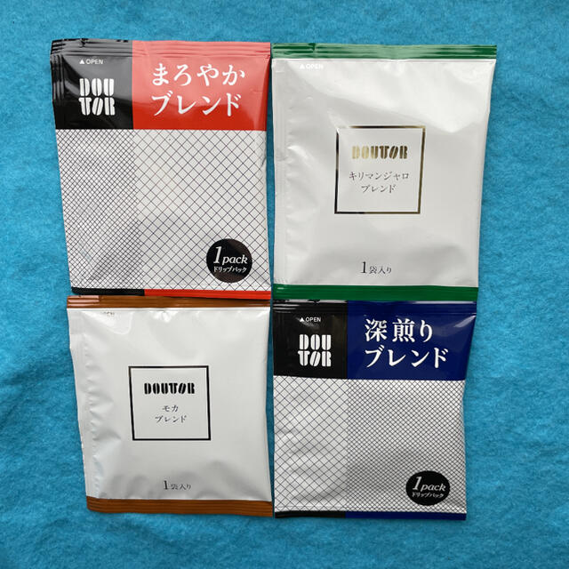 ドリップコーヒー 「ドトールコーヒー」☆4種類×6☆「24袋」 食品/飲料/酒の飲料(コーヒー)の商品写真