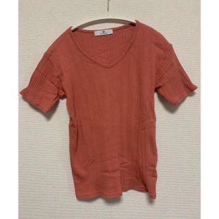 サニーレーベル(Sonny Label)のアーバンリサーチ サニーレーベル レディース Vネック カットソー 赤(Tシャツ(半袖/袖なし))