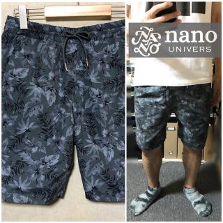 ナノユニバース(nano・universe)のnano universリバーシブルハーフパンツ総柄ショートパンツメンズ(ショートパンツ)