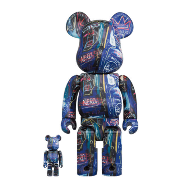 7100％amp400％BE@RBRICK BASQUIAT #7 100％ 400％