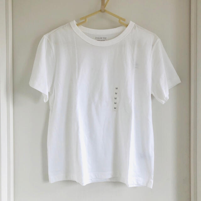 GU(ジーユー)の【GU】カラークルーネックT（半袖）／ホワイト系 メンズのトップス(Tシャツ/カットソー(半袖/袖なし))の商品写真