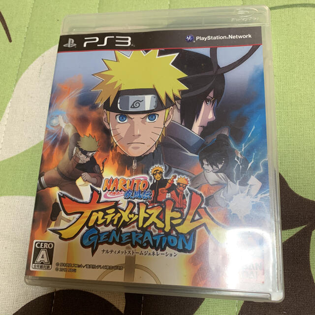 BANDAI(バンダイ)のNARUTO－ナルト－ 疾風伝 ナルティメットストーム ジェネレーション PS3 エンタメ/ホビーのゲームソフト/ゲーム機本体(家庭用ゲームソフト)の商品写真