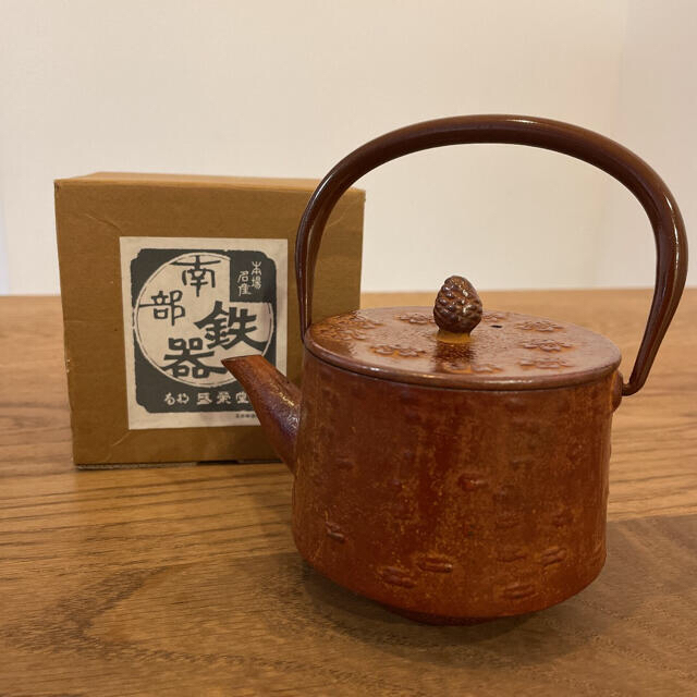 盛栄堂 OIGEN 南部鉄器 急須 桜皮寸筒 鉄瓶の通販 by ぽぽ's shop|ラクマ