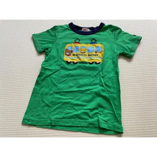 ミキハウス(mikihouse)のミキハウス　電車グリーン半袖Tシャツ　120㎝(Tシャツ/カットソー)