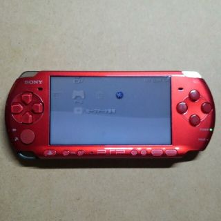 プレイステーションポータブル(PlayStation Portable)のPSP3000 ラディアント・レッド(携帯用ゲーム機本体)