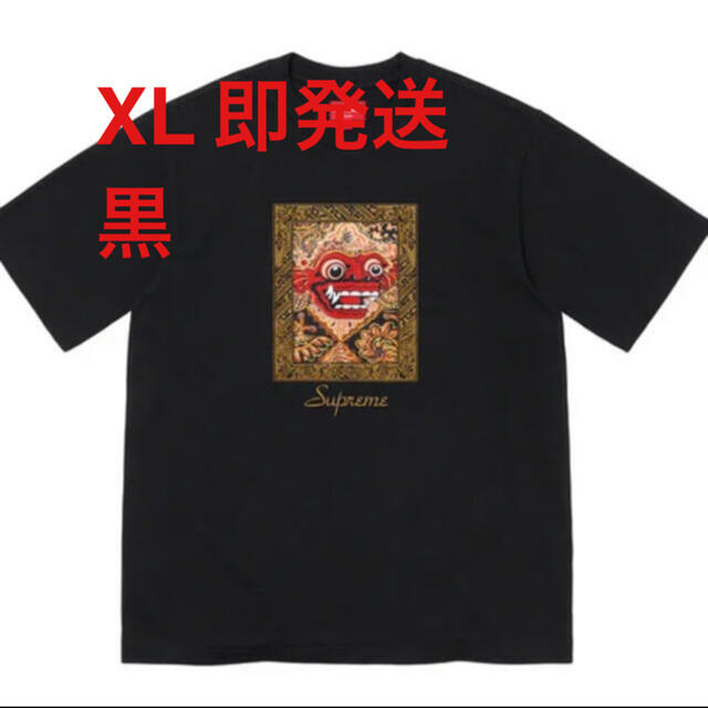 supreme Barong Patch S/S Top tee 黒　ブラックTシャツ/カットソー(半袖/袖なし)