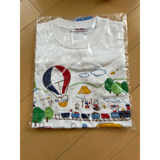 ファミリア  familiar 70周年 Tシャツ　110  ☆ キッズ/ベビー/マタニティのキッズ服男の子用(90cm~)(Tシャツ/カットソー)の商品写真