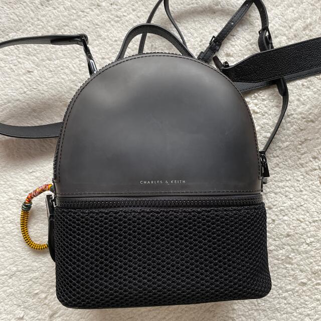 Charles and Keith(チャールズアンドキース)のメッシュディテールバックパック/Mesh Detal Backpack レディースのバッグ(リュック/バックパック)の商品写真