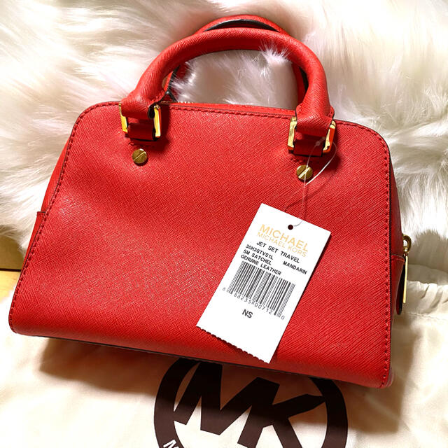 ☆MICHAEL KORS マイケルコース☆2WAYミニバッグ/朱色/新品未使用