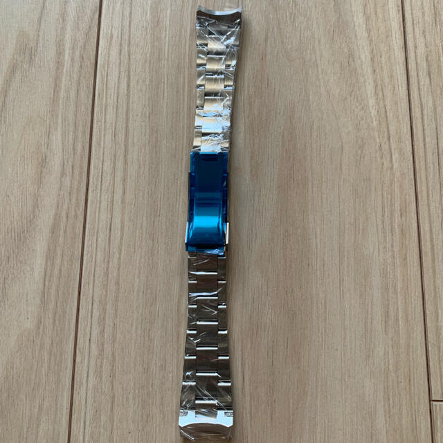 時計　ステンレスベルト　21mm メンズの時計(金属ベルト)の商品写真