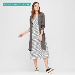 ユニクロ(UNIQLO)のUNIQLO Airism UVカットロングカーディガン(カーディガン)