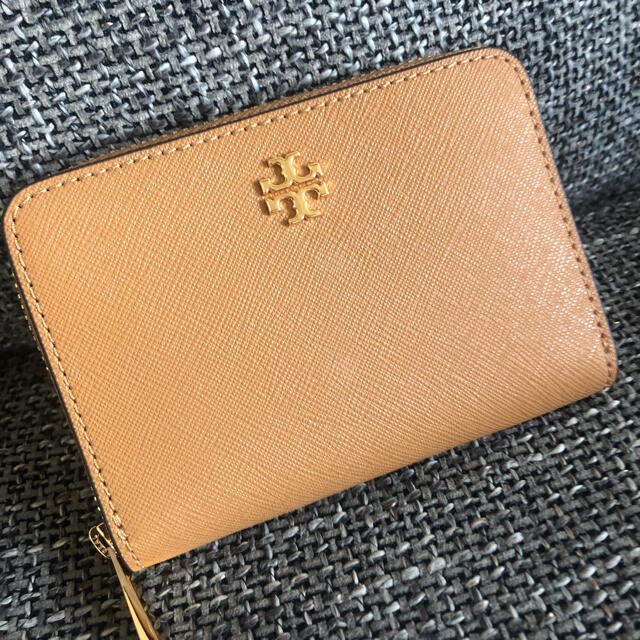 Tory Burch(トリーバーチ)のトリーバーチ　コインケース　カードケース　ミニ財布　キャメル　新品 レディースのファッション小物(コインケース)の商品写真