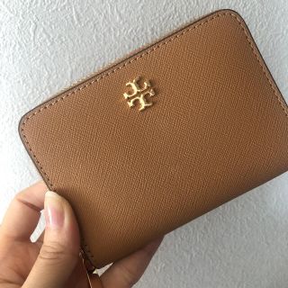 トリーバーチ(Tory Burch)のトリーバーチ　コインケース　カードケース　ミニ財布　キャメル　新品(コインケース)