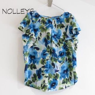 ノーリーズ(NOLLEY'S)のNOLLEYS ノーリーズ　シフォン　シャツ(シャツ/ブラウス(半袖/袖なし))