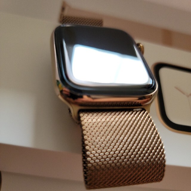 Apple Watch(アップルウォッチ)のapple watch　series4 ステンレス　44mm メンズの時計(腕時計(デジタル))の商品写真