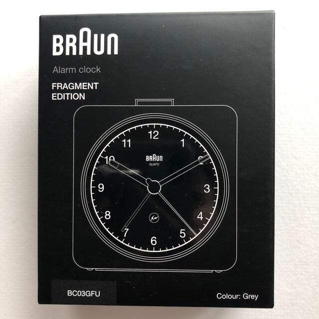 BRAUN(ブラウン)のBraun × Fragment design ブラウン時計 インテリア/住まい/日用品のインテリア小物(置時計)の商品写真