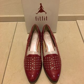 フィットフィット(fitfit)のフィットフィット（fitfit）カットワークパンプニーカーメッシュ【新品】(ハイヒール/パンプス)