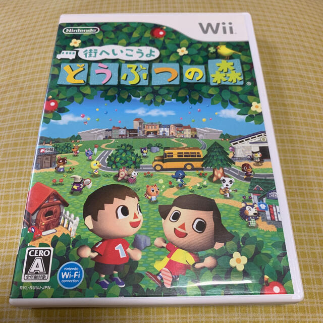 Wii(ウィー)の美品✨街へいこうよ どうぶつの森✨ エンタメ/ホビーのゲームソフト/ゲーム機本体(家庭用ゲームソフト)の商品写真