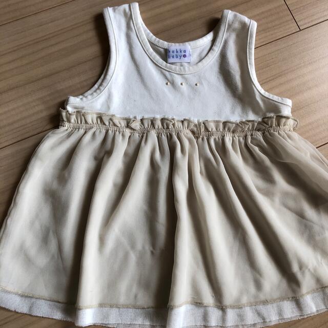 hakka baby(ハッカベビー)の【セット】 hakka baby 90サイズ　3点セット キッズ/ベビー/マタニティのキッズ服女の子用(90cm~)(Tシャツ/カットソー)の商品写真