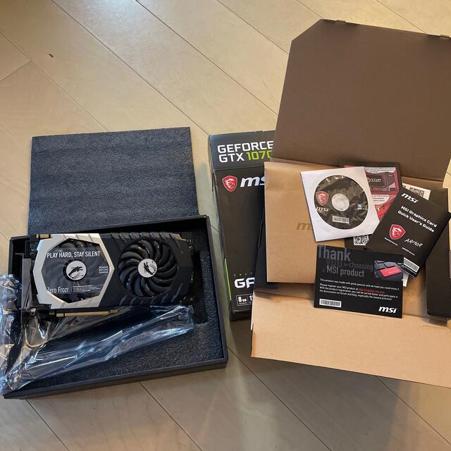 MSI GeForce GTX 1070 Ti Titanium 8GPC/タブレット