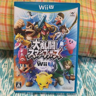 ウィーユー(Wii U)の美品✨大乱闘スマッシュブラザーズ for Wii U(家庭用ゲームソフト)