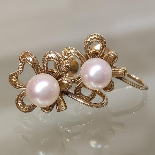 MIKIMOTO パール 5イヤリング 神楽坂宝石の通販 by ジュウル(神楽坂宝石)買取 販売|ミキモトならラクマ - ※お値下げ不可 ミキモト K14 定番低価