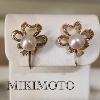 ミキモト(MIKIMOTO)の※お値下げ不可　ミキモト K14 パール 5イヤリング  神楽坂宝石(イヤリング)