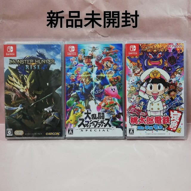 エンタメ/ホビー新品未開封 Nintendo Switch ソフト3本セット