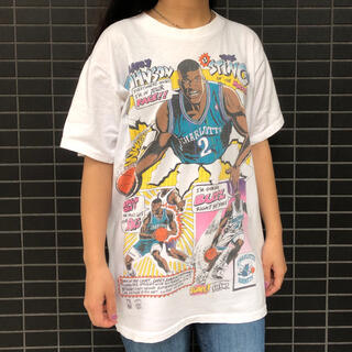 90s Larry Johnson T-shirt(Tシャツ/カットソー(半袖/袖なし))