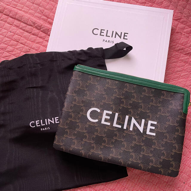 CELINE★クラッチ ポーチ　新ロゴ