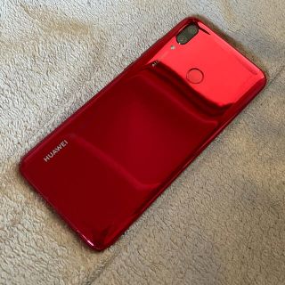 ファーウェイ(HUAWEI)のHUAWEI nova lite3 コーラルレッド simフリー　中古(スマートフォン本体)