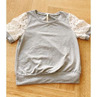 プロポーションボディドレッシング(PROPORTION BODY DRESSING)のPROPORTION BODY DRESSING グレー　トップス(カットソー(半袖/袖なし))