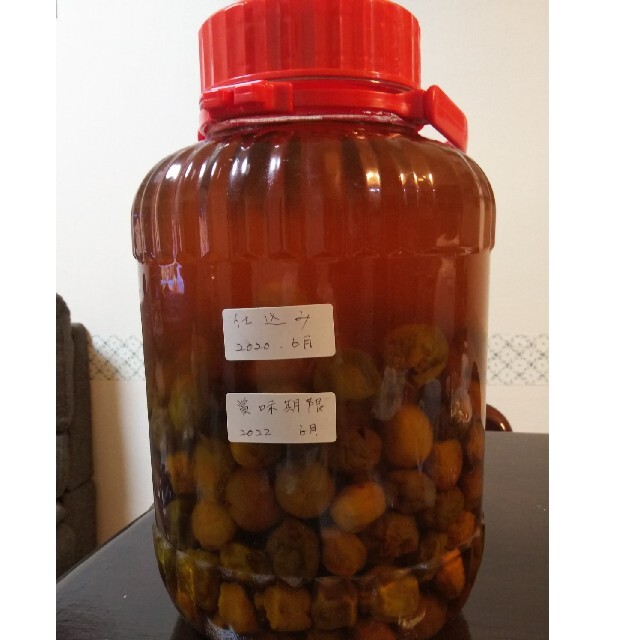 梅の実と梅ジュース（1.6キロ強） 食品/飲料/酒の食品(フルーツ)の商品写真