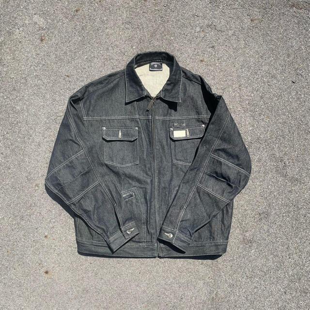 Rocawear(ロカウェア)の『超希少』roca wear デニムジャケット　黒　XL メンズのジャケット/アウター(Gジャン/デニムジャケット)の商品写真