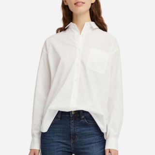 ユニクロ(UNIQLO)のエクストラファインコットンシャツ(シャツ/ブラウス(長袖/七分))